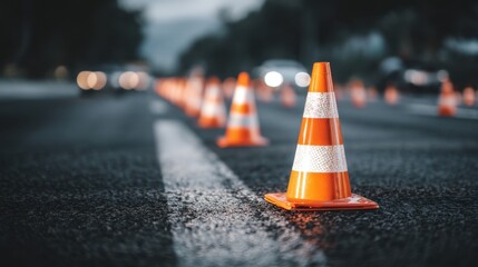 Retroreflective Traffic Cones